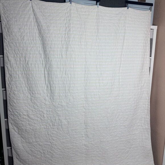 Pottery Barn Kids Rainbow Unicorn Quilt Lavender Purple Size Twin - Picture 11 of 13